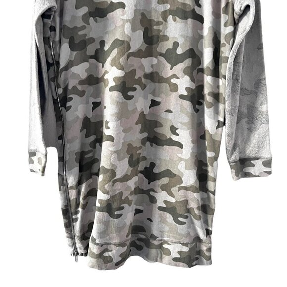 RAILS Georgia Camo Sweater Shirt Dress Side Zippers Women’s Size M - Picture 5 of 12